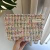 Luxury Woolen Women's Cosmetic Bag Retro Female Toiletries Storage Bags Casual Portable Girls Travel Clutch Makeup Case Handbags