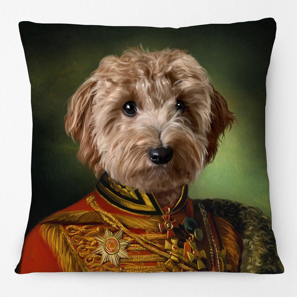 European Vintage Retro Royal Dogs Cats Pets Doodle Print Decorative Sofa Throw Pillow Case Cushion Cover