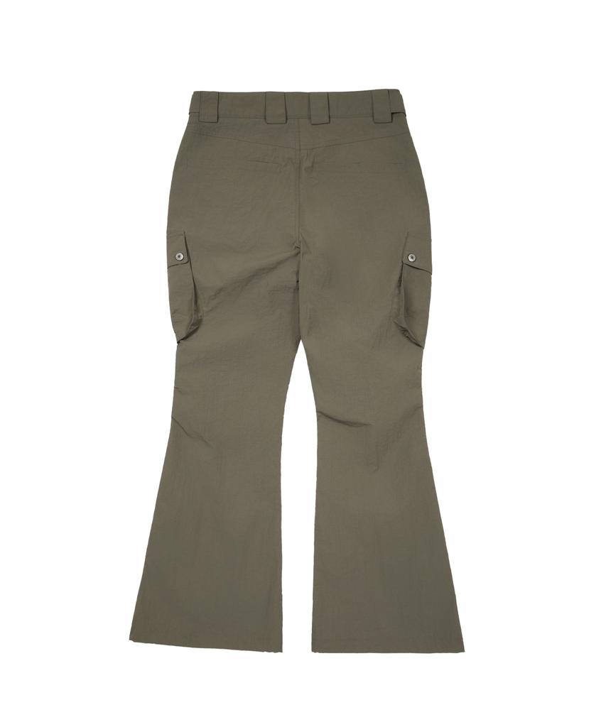 AAKAM Flare Ripstop Cargo Pants (Khaki)