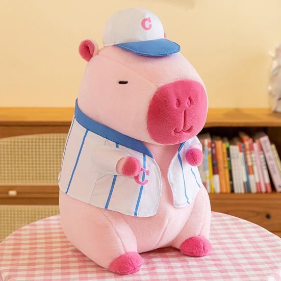 Baseball Tennis Capybara Plush Toy Animal Plushie Stuffed Comfort Doll Pillow