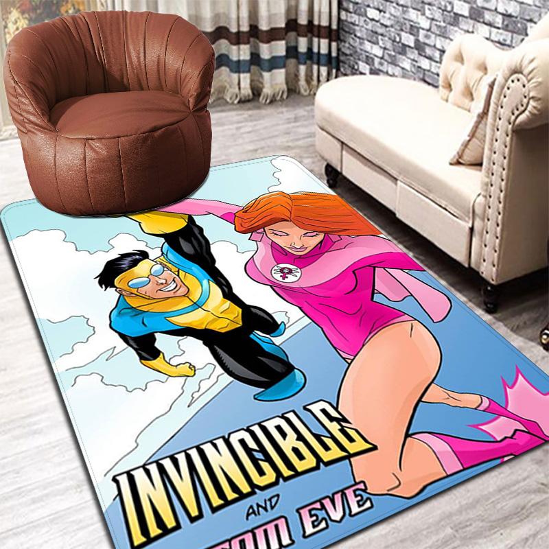 Invincible & Atom Eve Rug Floor Mat for Living Room or Bedroom Soft and Comfortable Carpet a Gift for Birthday and Holiday.SFF0917091