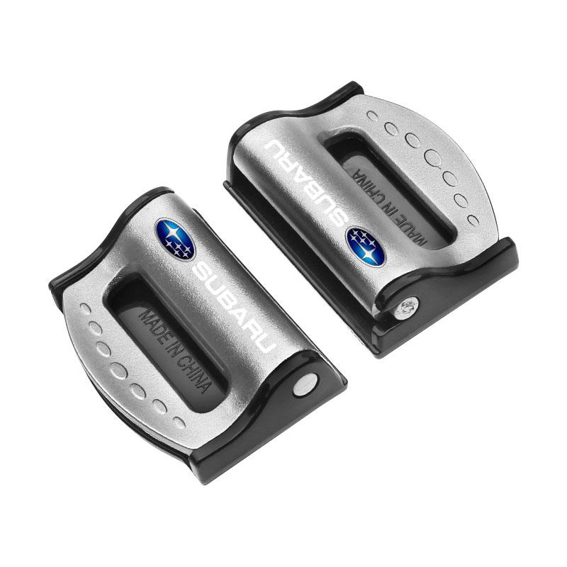 

Car Seat Belts Clips Safety Adjustable Stopper Buckle Clip For Subaru XV BRZ WRX STI Forester Ascent Impreza Legacy Outback Levorg срібний