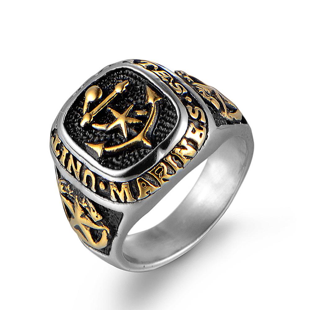 Men's Domineering Anchor Ring