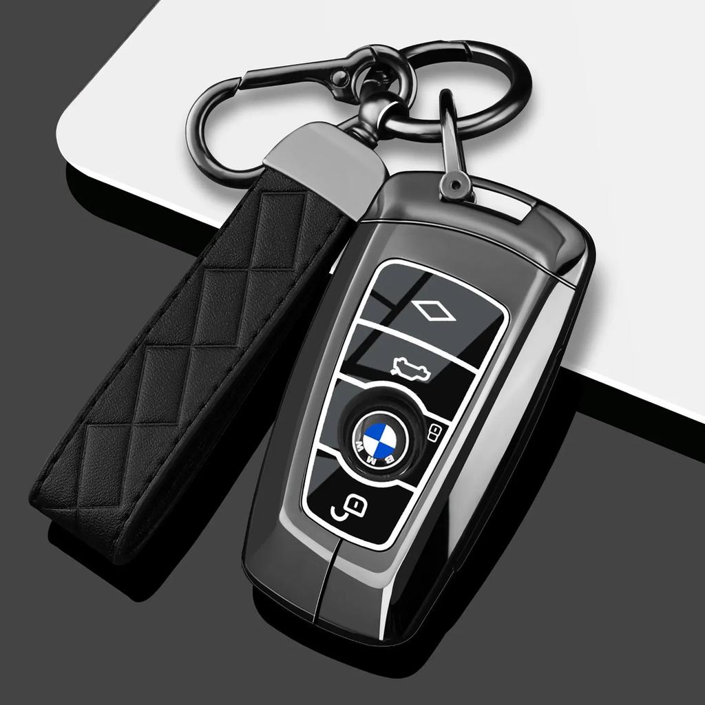Zinc Alloy Car Key Case Cover for BMW X1 X3 X4 X5 F15 X6 F16 G30 7 Series G11 F48 F39 520 525 F30 118i 218i 320i Car Accessories