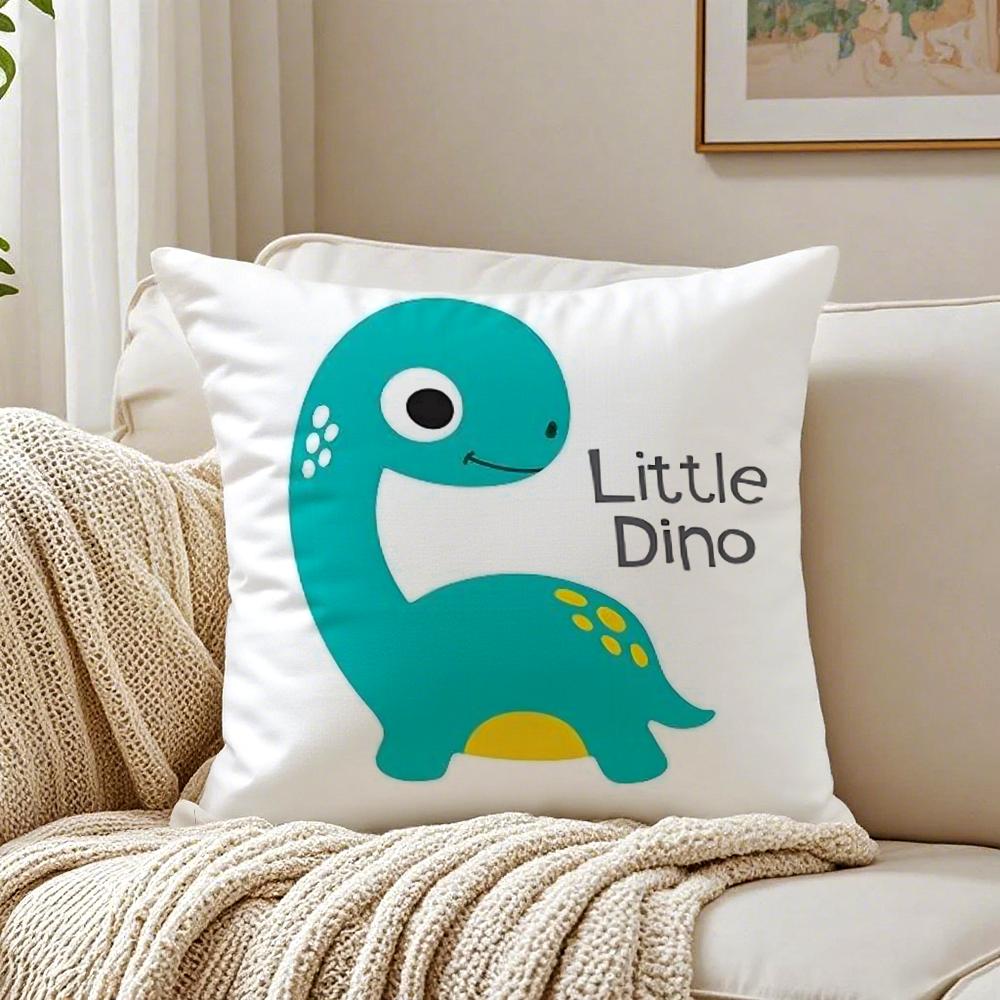 Cute Dinosaur Cushion Cover Pillowcase Antidustmite living Room Sofa Decor Cushion Room