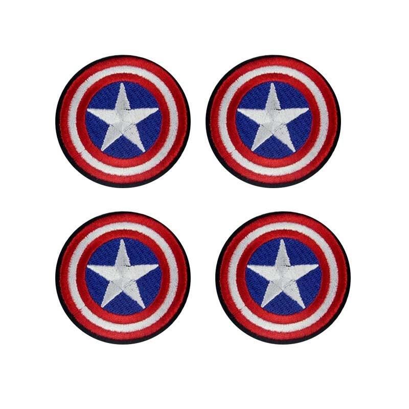 2 PCS Fashion Embroidered Iron On Patches for Clothes with It Clothing Patchwork Cotton Fabric Dress