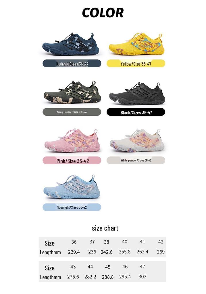 Breathable Quick-Dry Couple's Yoga & Fitness Water Shoes