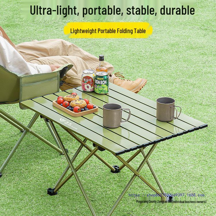 Portable Folding Camping Table and Chair Set