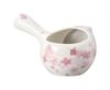 Yamakiikai Crystal White Cherry Blossom X 14 X Chamil F456 Teapot, Pattern, 17.5 10.5cm,