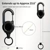 Retractable Mobile Phone Lanyard Heavy Duty Multi-functional Buckle ID Buckle Mobile Phone Buckle Versatile Lanyard & Wrist Strap for Daily Use