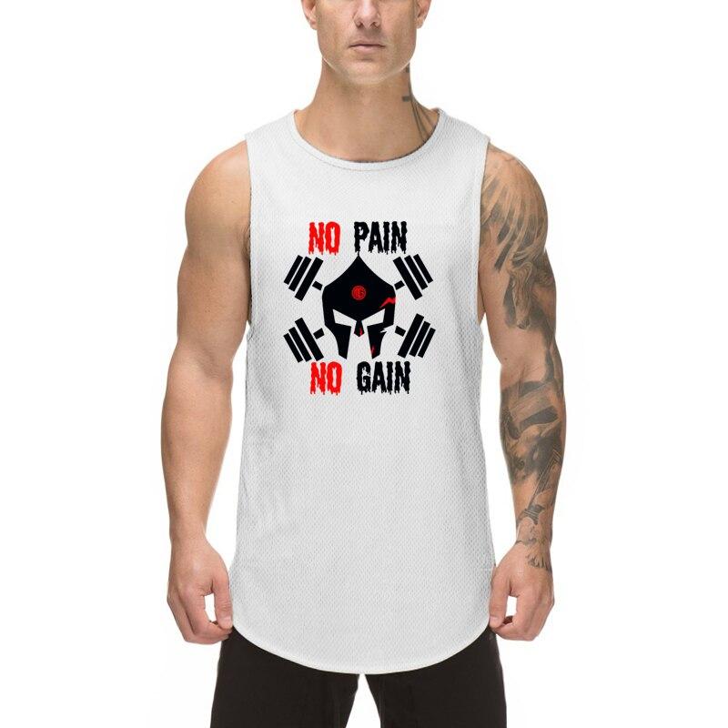 

Мужские летние быстросохнущие тонкие дышащие топы Muscleguys, баскетбольный спортивный жилет для фитнеса, футболки без рукавов с принтом XXL белый