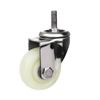 304 Stainless Steel Medium Duty Caster Wheels - 3, 4, 5 Inch Rustproof, Corrosion & Wear Resistant Nylon
