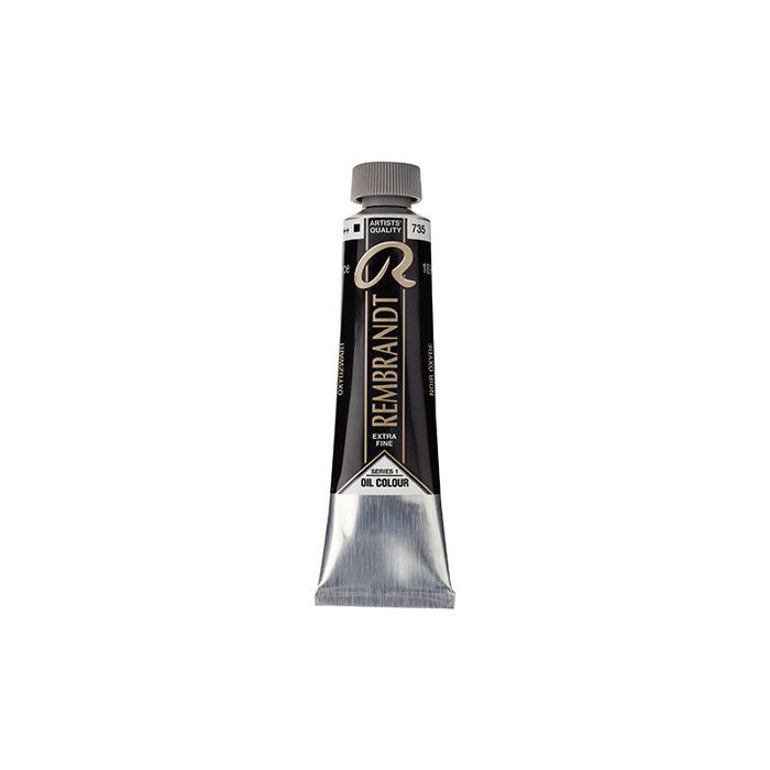 Ölfarbe - Eisenoxidschwarz - 735 - Extrafein - Rembrandt - Tube 40ml
