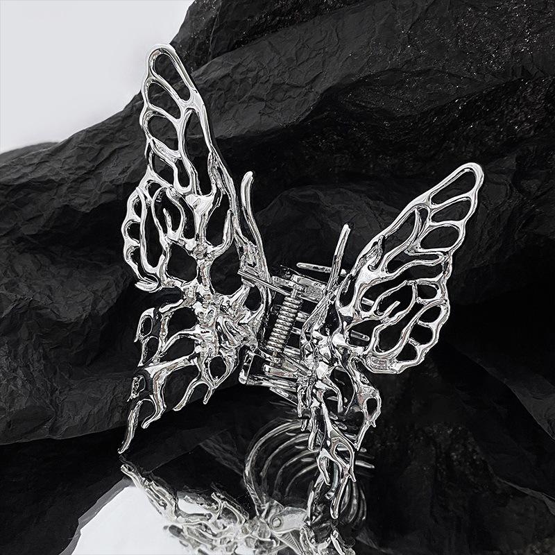 

Корея Геометрическая Металлическая Заколка для Волос - Зажим-Акула Высокого Класса для Крутого, Уникального Стиля