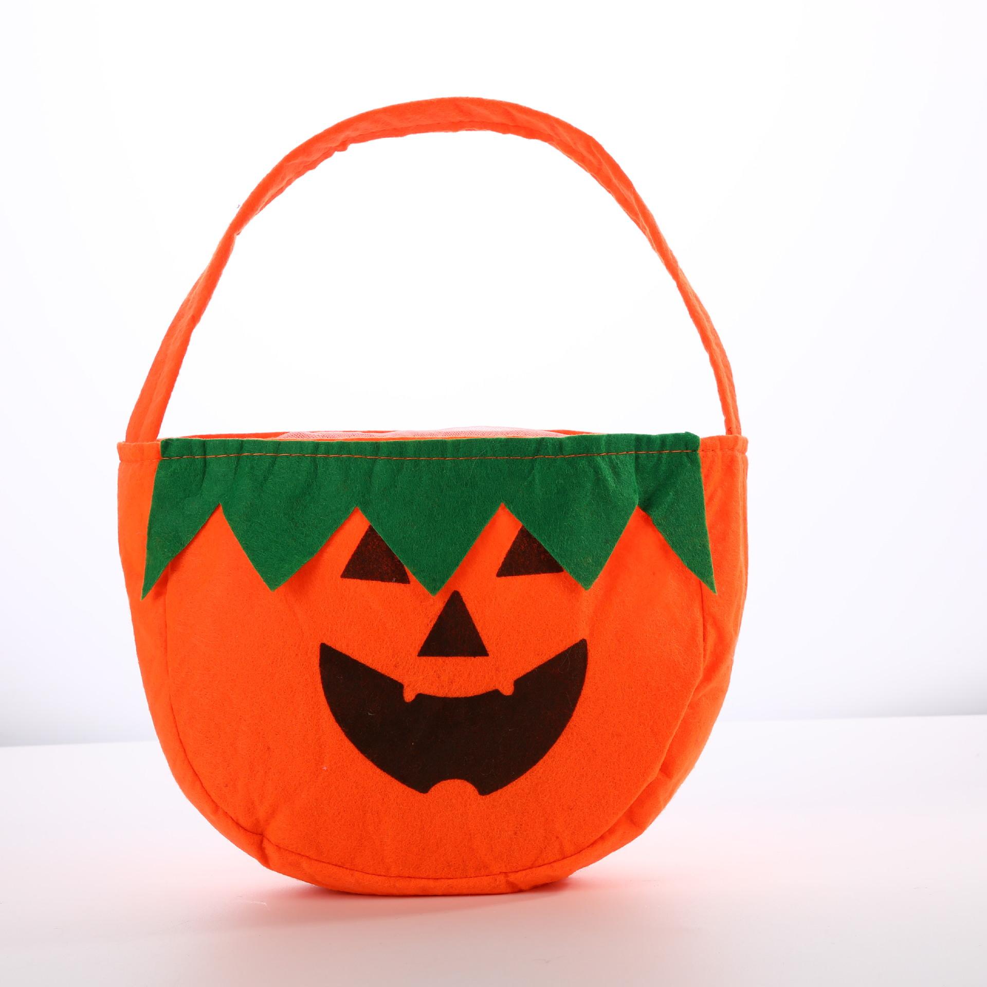 

30 шт. сумка-тыква мультфильм смешной Хэллоуин детский забавный подарок конфетный мешок атмосфера вечеринки украшение реквизит ручная корзина 5pcs