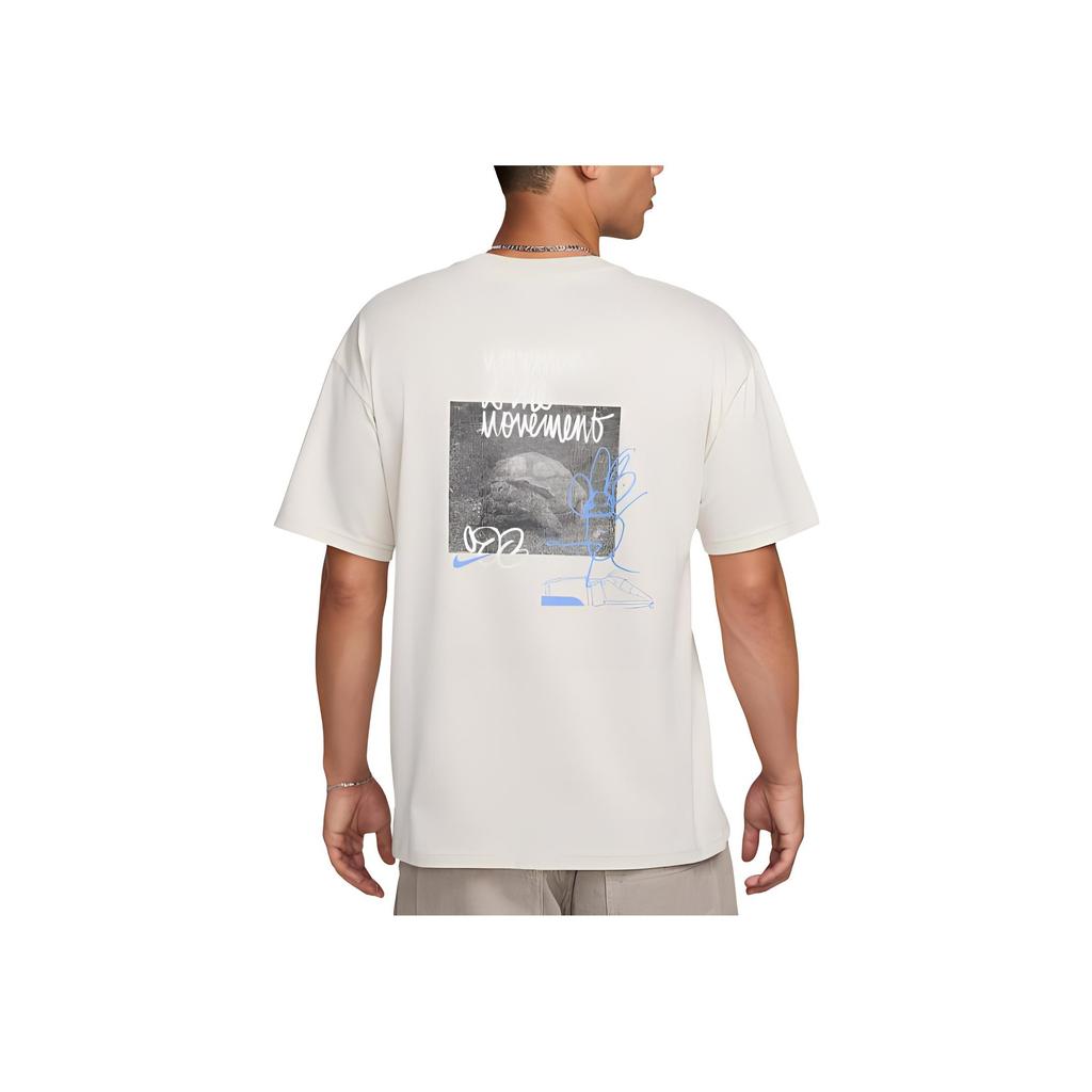 Nike Air Max 90 Soft Comfortable Casual Loose Short Sleeve T-Shirt Men Tops Light-Bone HV5038-072