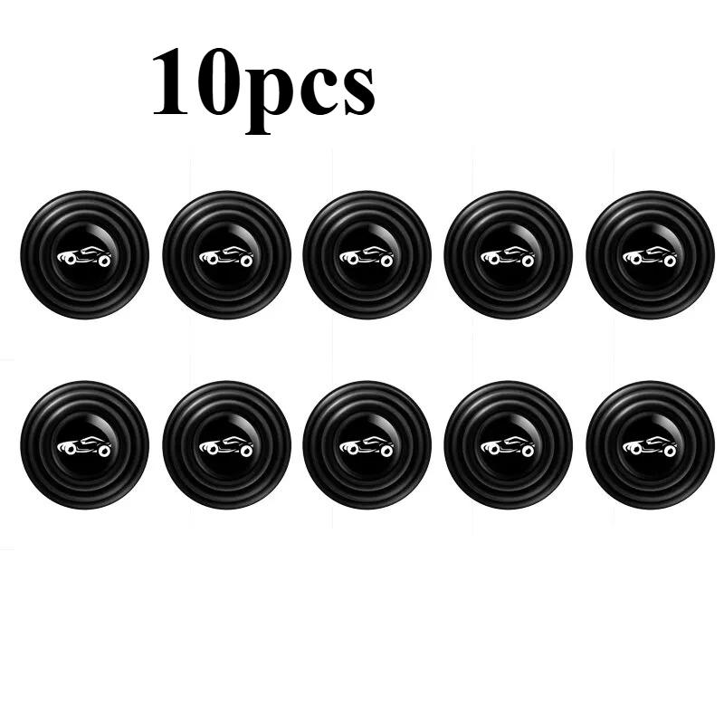

10pcs Car Door Silicone Anti Shock Pad Universal Trunk Sound Insulation Thickening Cushion Stickers Anti Other