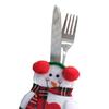 Christmas Xmas Cutlery Tableware Holder Fork Spoon Bag Cover Case