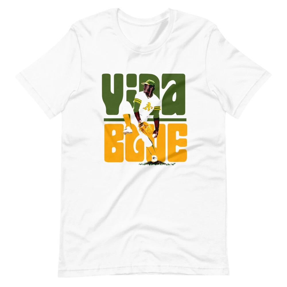 

VIDA BLUE Vintage 70s Style Oakland A s Baseball Tee Short-Sleeve Unisex 100% Cotton T-shirt Mens Tees Top 2XL
