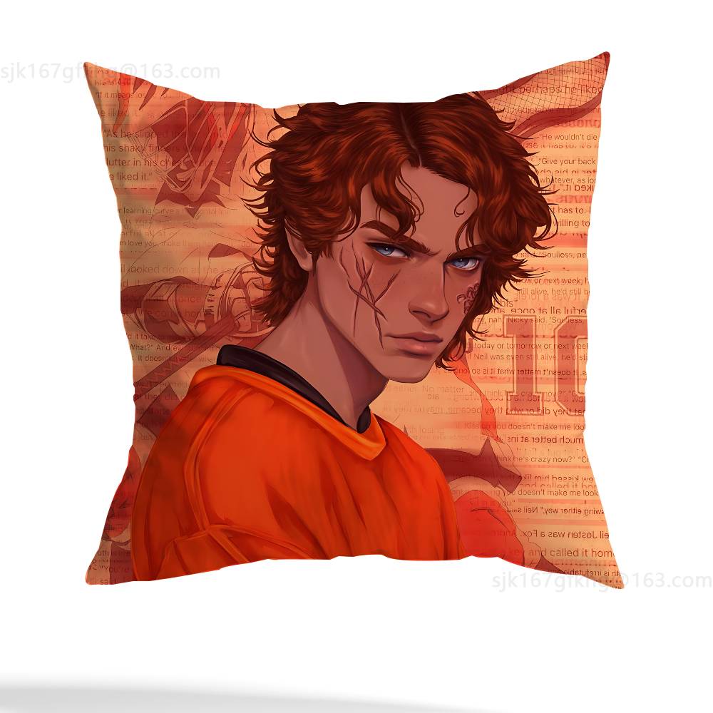 T-The Foxhole Court Pillow Case Sofa Living Room Bedroom Headboard Backrest Cushion Square Cushion Nap Time