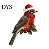 Christmas Holiday Party Supplies Wooden Bird Door Topper, Cute Corner Statue, Woodland Animal Frame Decorations for Art Sign Winter Home Wall