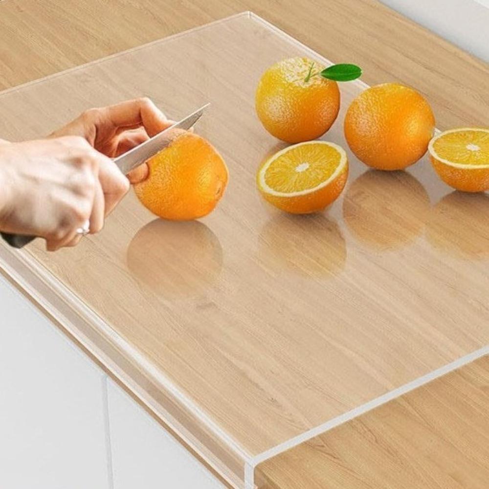 Rectangular Countertop Protection Board Reusable Chopping Board Acrylic Cutting Board  Kitchen