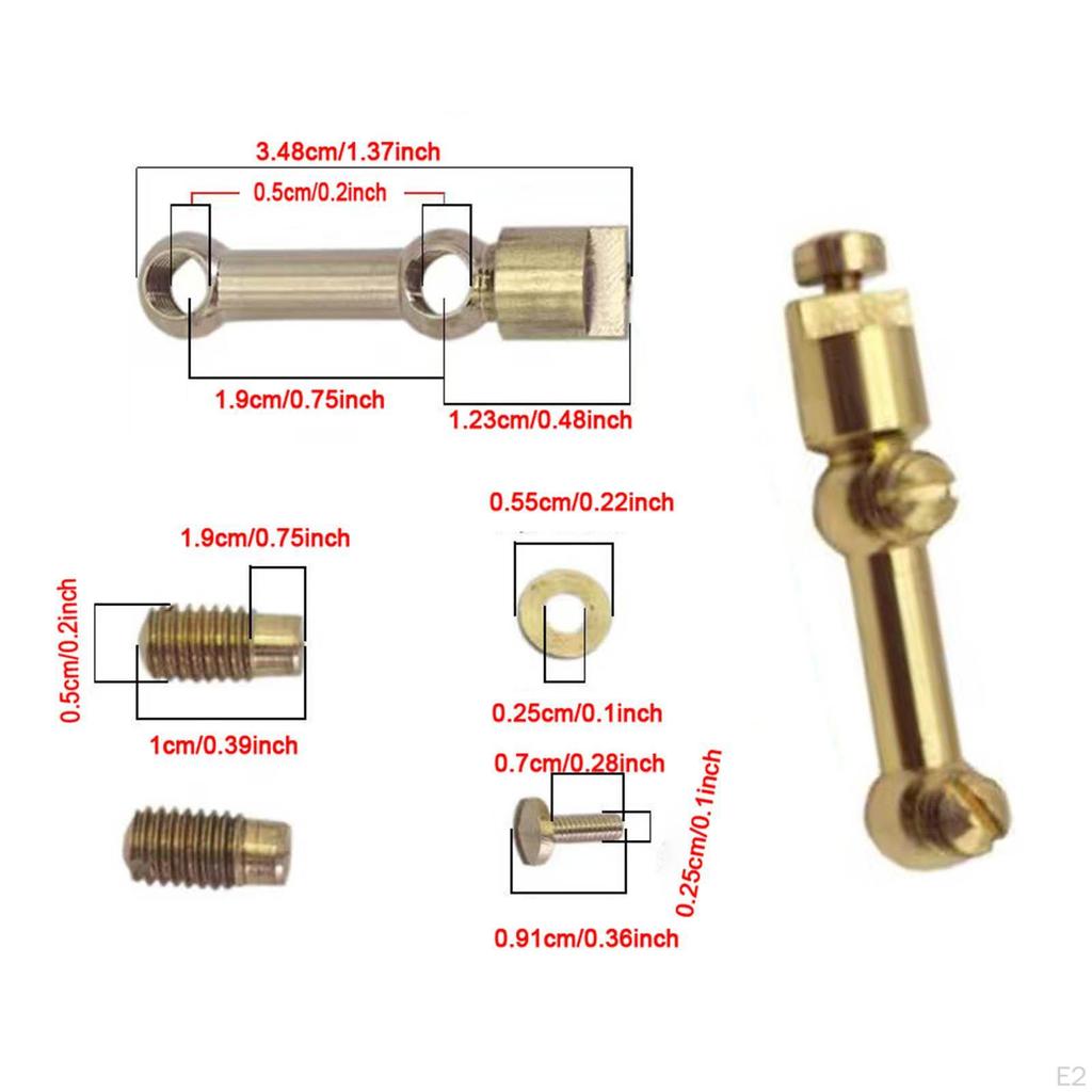 15 Pieces Sax Adjustment Screw Alto Saxophone Repair Parts Tuning Musical Instrument