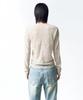 INSILENCE WOMEN [2Nd Reorder] Patterned Sheer Long Sleeve Beige