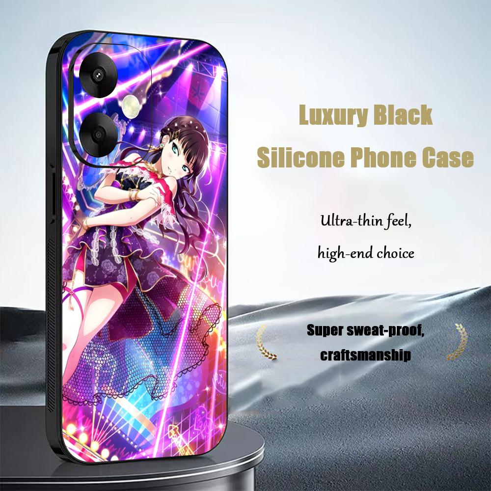 Anime Beliebtes LoveLive Handyhülle Für Xiaomi Redmi 14C 13C 12C Note14 13 12 11 10 Pro Plus S Weiche Schwarze Handyhülle