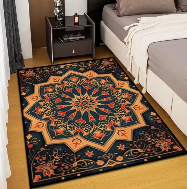 

Christmas Decorations, Retro Style Design, Beautiful and Exquisite Earth Mat Outdoor Mat Machine Wash Comfortable Soft Touch Mat 40X60CM