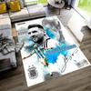 Messi Personalized Text Floor Mat Suitable for Living Rooms Entryway Game Room Dormitory Anti-slip Rug Decorate Offices