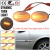 Dynamic Car Light LED Flashing Turn Signal Side Marker Lamp 09.2000-12.2009 For Opel Corsa C (X01)