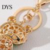 Wear-resistant Keyring Keychain Pendant Sparkling Rhinestones Frog Design Key Chain Durable with Lobster Clasp Anti-Oxidation Lightweight Backpack
