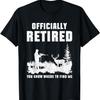 Retirement 2024 Retire Deer Hunting Retired Gifts for Dad T-Shirt