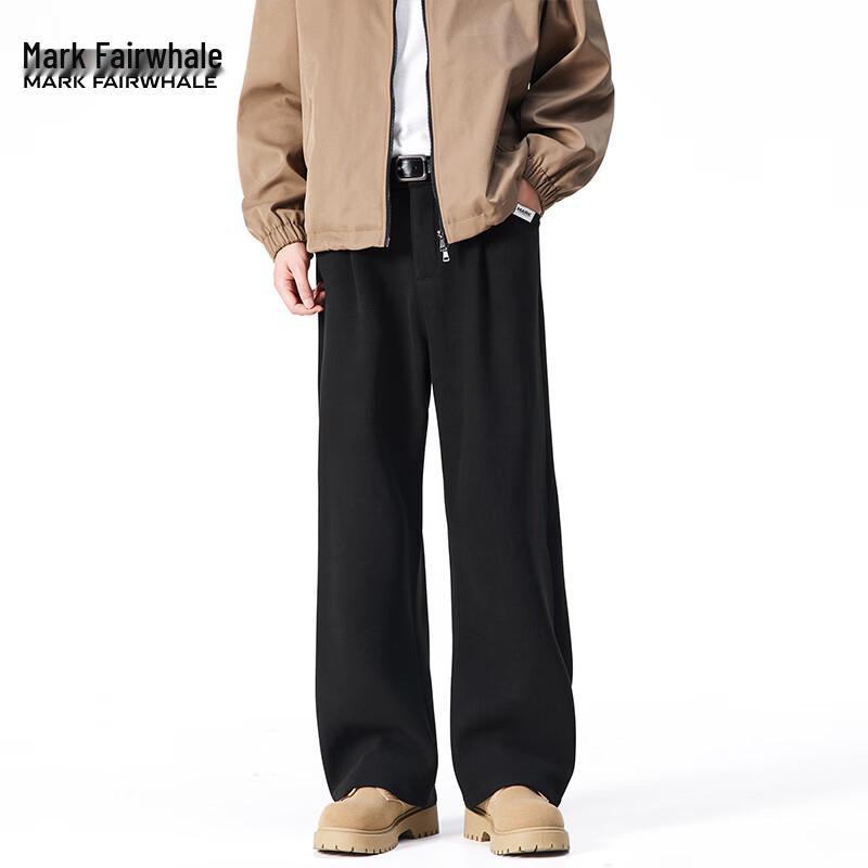 Mark Fairwhale Men's Warm Fleece-Lined Straight-Leg Casual Pants