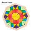 Rainbow Geometric Shape Blocks Puzzle for Early Learning