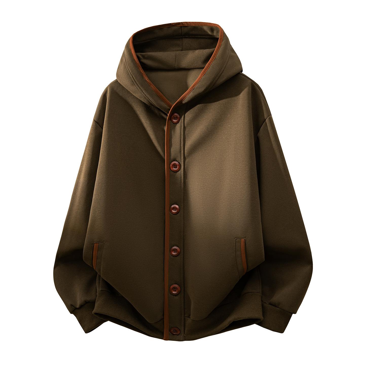 

Весенний новый модный кардиган 2XL кофейный