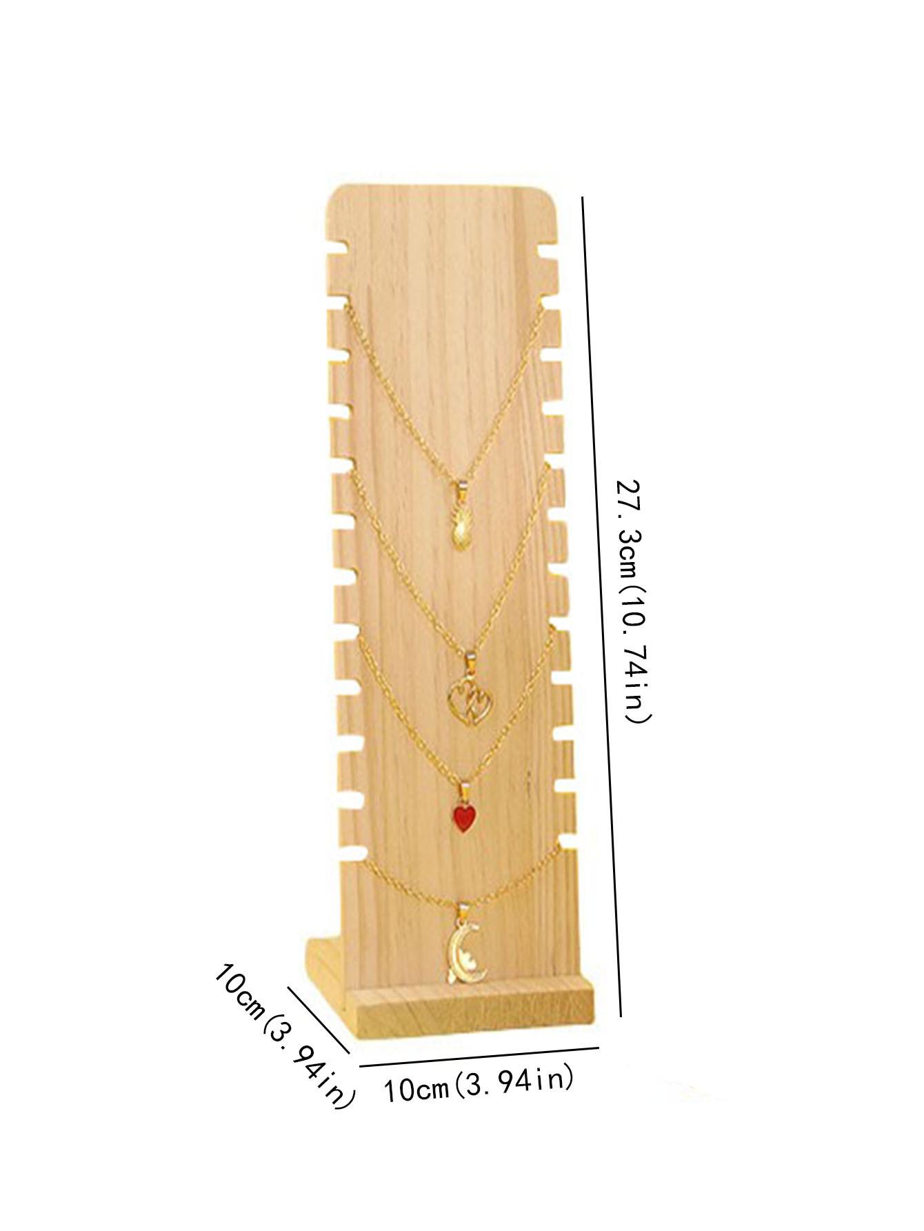 

Wood Removable Necklace Display Stand Collarbone Chain Jewelry Hanger Necklace Display Shooting Live Stream Prop Shelf серый