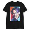 Johnny Depp Short-Sleeve Unisex T-Shirt Painting Original Hot Artwork 90s 80s