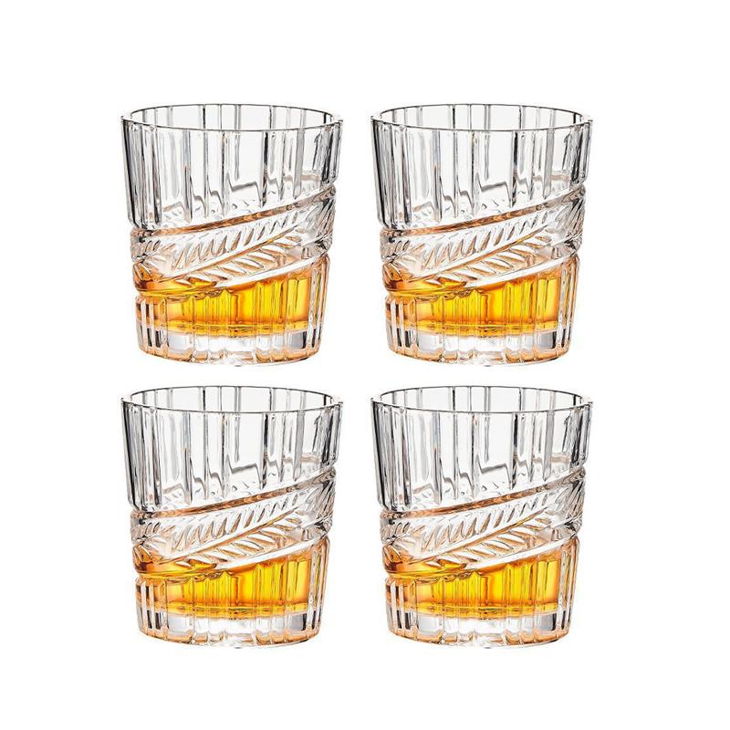 

9,2 унции/9,8 унции гравированный бокал для виски креативный бокал для вина для вечеринки высококачественный прозрачный зарубежный бокал для вина кружка для холодных напитков барные аксессуары 4pcs