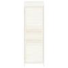 152187 vidaXL Remise de jardin Blanc 55x52x174,5 cm Bois de sapin solide