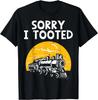 Train Sorry I Tooted Funny Locomotive Railroad Men Boys Gift Unisex T-Shirt