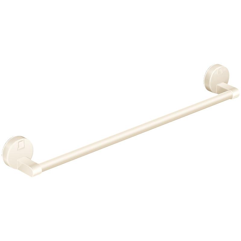 Cream Style Suction Cup Towel Rack Bathroom No Drilling Shower Towel Bar Bath Towel Wall Mounted Storage Rack