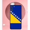 Bosnia Flag Cover For Samsung Galaxy S23 S24 Ultra S8 S9 S10 S22 Plus Note 10 20 Ultra S20 S21 FE Case