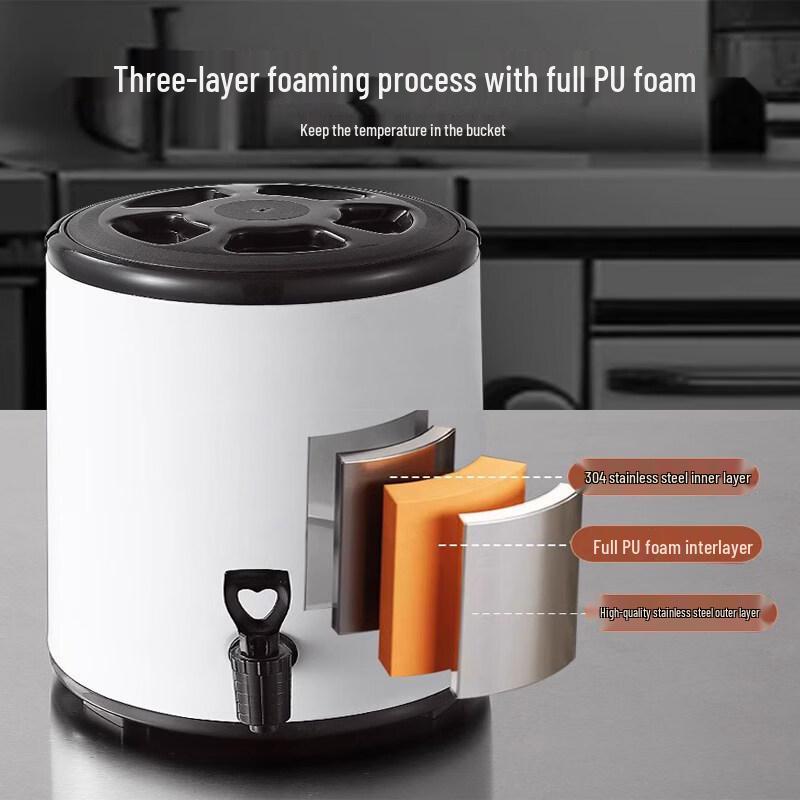 Minggao 12L Stainless Steel Insulated Tea Dispenser