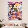 Lucky Star Anime Magazin Cover Wandteppich Flachdruck Konata Izumi Wandbehang Japanisches Manga Dekor für Schlafzimmer Fan Geschenk