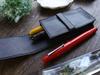 WANCHER Terasaki Leather Pen Fountain Pen Java Leather Pen Case Fountain Case, Black, Case, Products, [WANCHER Pen]