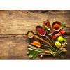 Modern Colorful Spices Chili Seasoning Spoon Posters and Prints Canvas Printing Wall Art Picture for Restaurant Kitchen