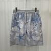 2024 Summer Trendy Youth Digital Print Men's Short-Sleeve Shirt Set