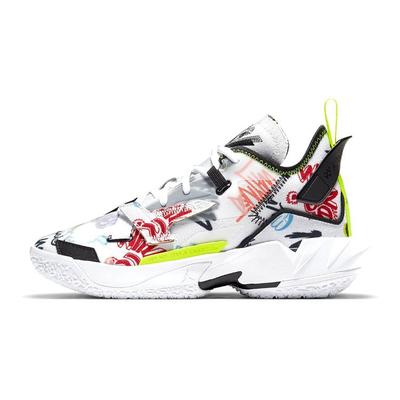 Air Why Not Zer0.4 GS Graffiti Kids Sneakers White Photon-Dust Volt DD9659-007